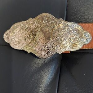 Ed Hardy Dark Brown Leather Belt